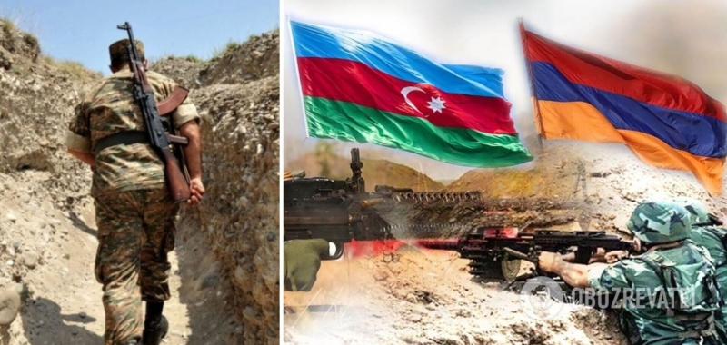 На границе Азербайджана и Армении произошла перестрелка, ранены двое военнослужащих