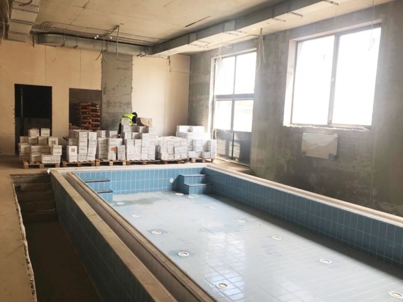Как проходит строительство детского сада с бассейном в Мытищах