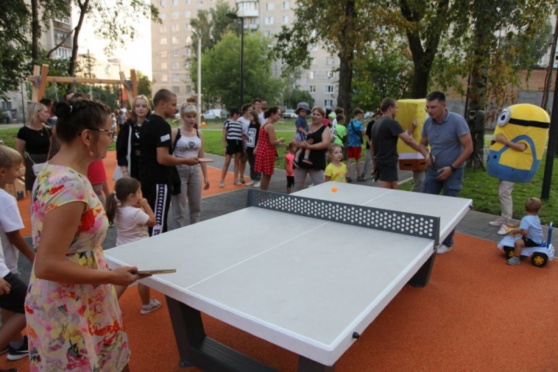 В Сергиевом Посаде состоялось открытие сквера «У теннисных кортов»