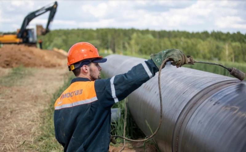 Завершено строительство двух параллельных газопроводов в деревне Санино ТиНАО