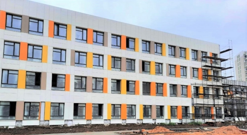 В Подольске завершается строительство школы в микрорайоне Кузнечики